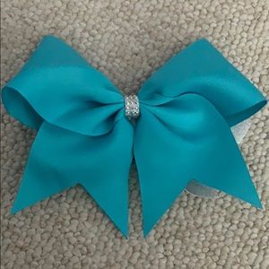 Teal bow